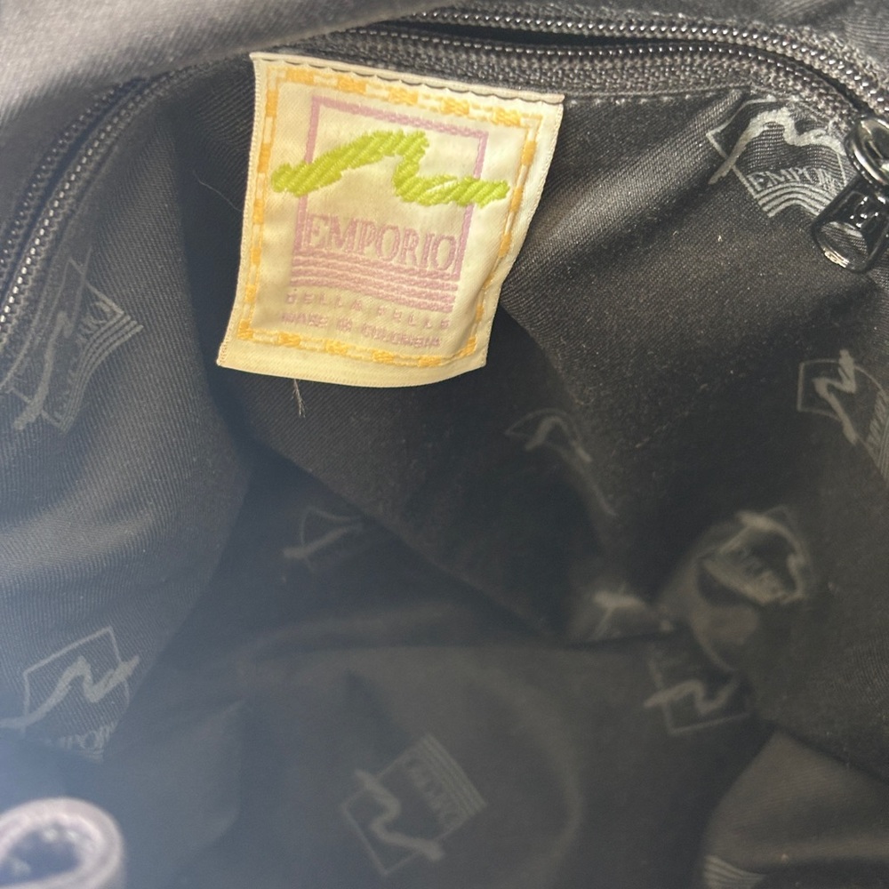 Vintage 80’s OOAK Brutalist Black‎ Snakeskin Leather Crossbody Bag - Picture 10 of 11